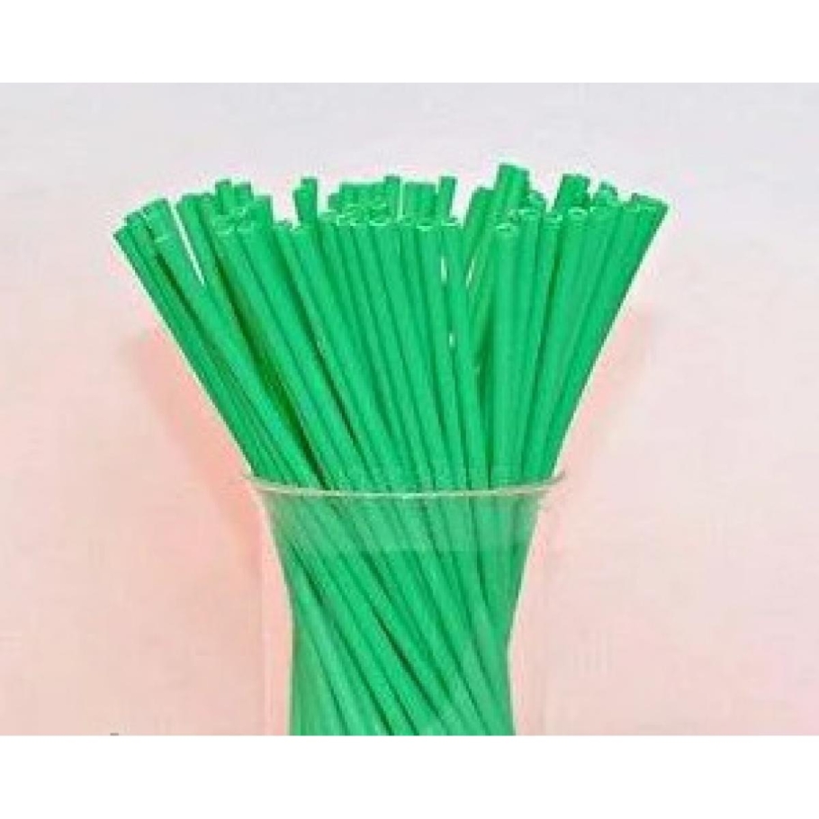 Палочки пластик для сах. ваты зеленые 